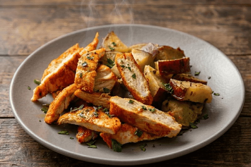 Frango com Batata Doce